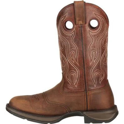 Durango Men's Rebel Saddle Western Boot, Brown – side