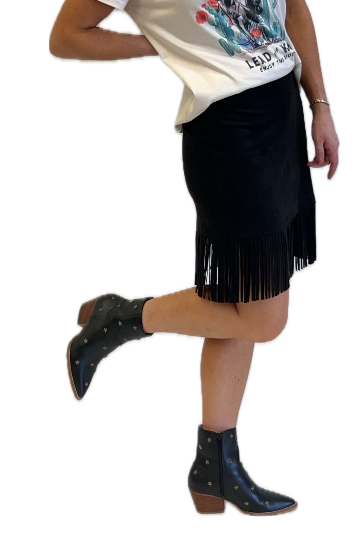 Fashion Express Womens Black SK417 - view 3