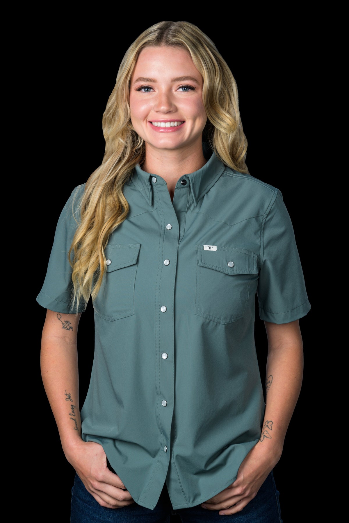 Ferrell Brand Womens Aqua FSS2002334 - view 1