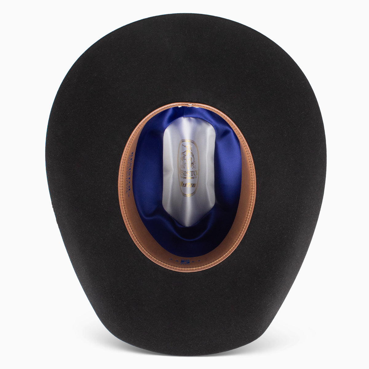 Resistol Five Star Cowboy Hat, Black – inside