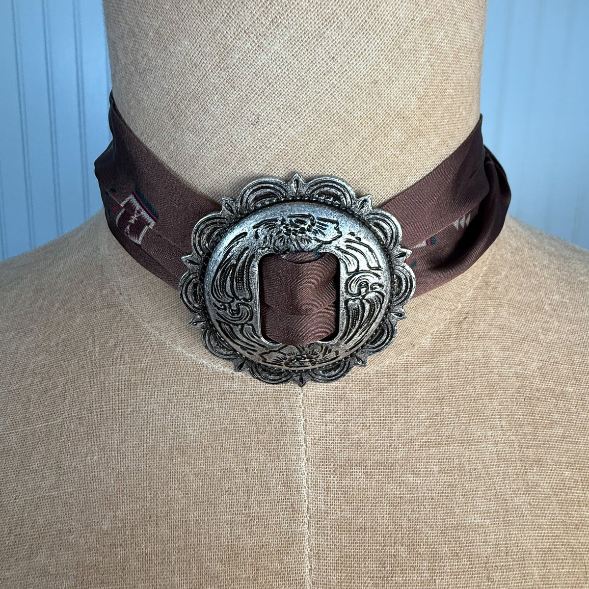 Fringe Scarves Womens Silver BOLI AND TWILLY CONCHO - view 2