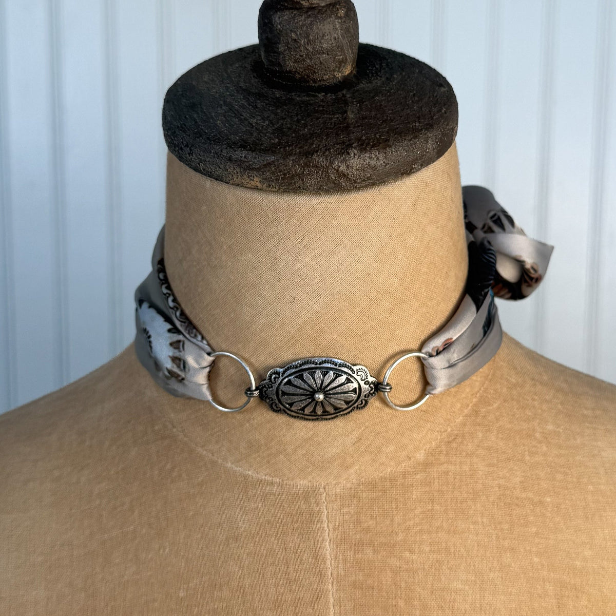 Fringe Scarves Womens Silver TIE ONE ON CONCHO - view 2