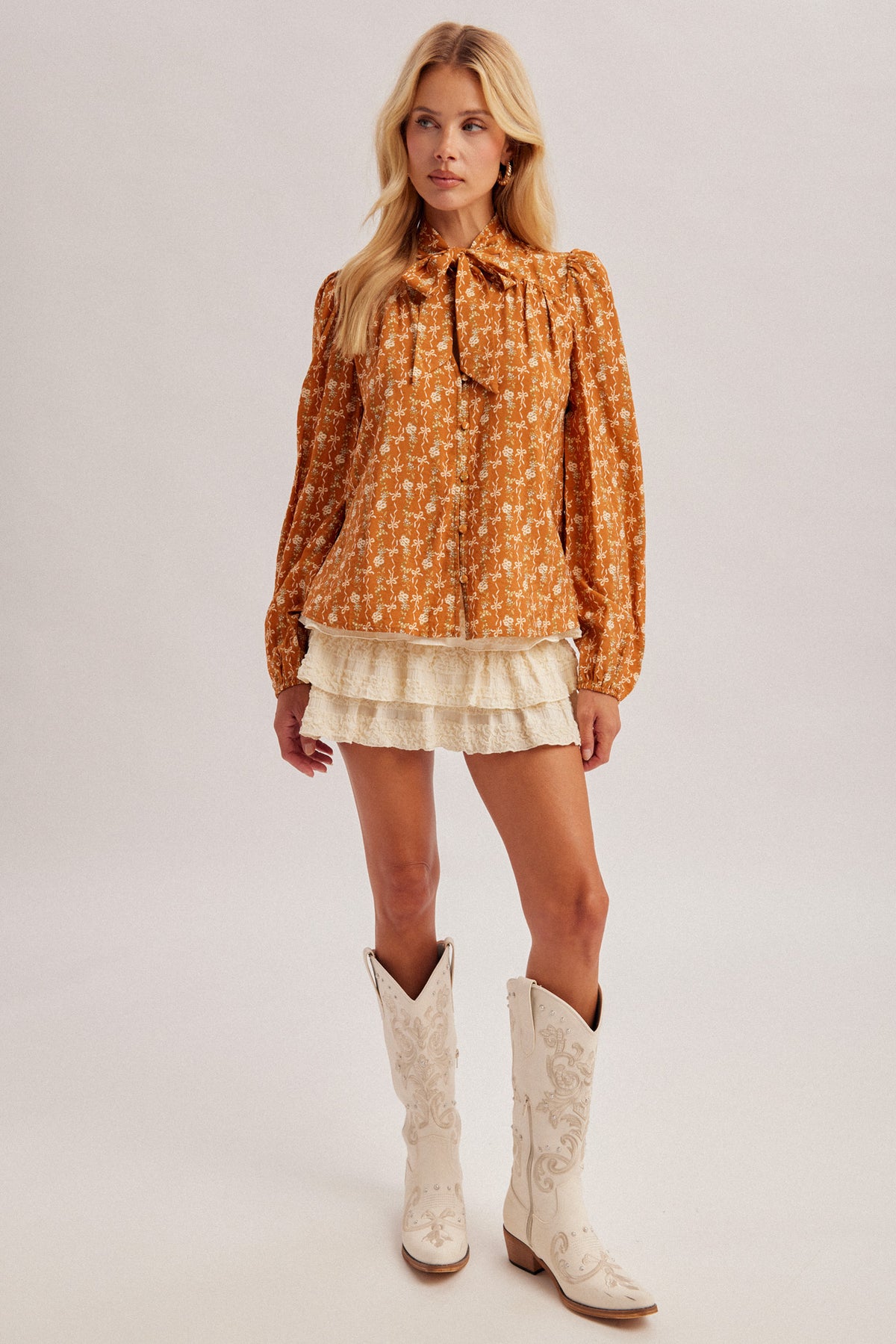 Hem & Thread Womens Caramel 39648 - view 1