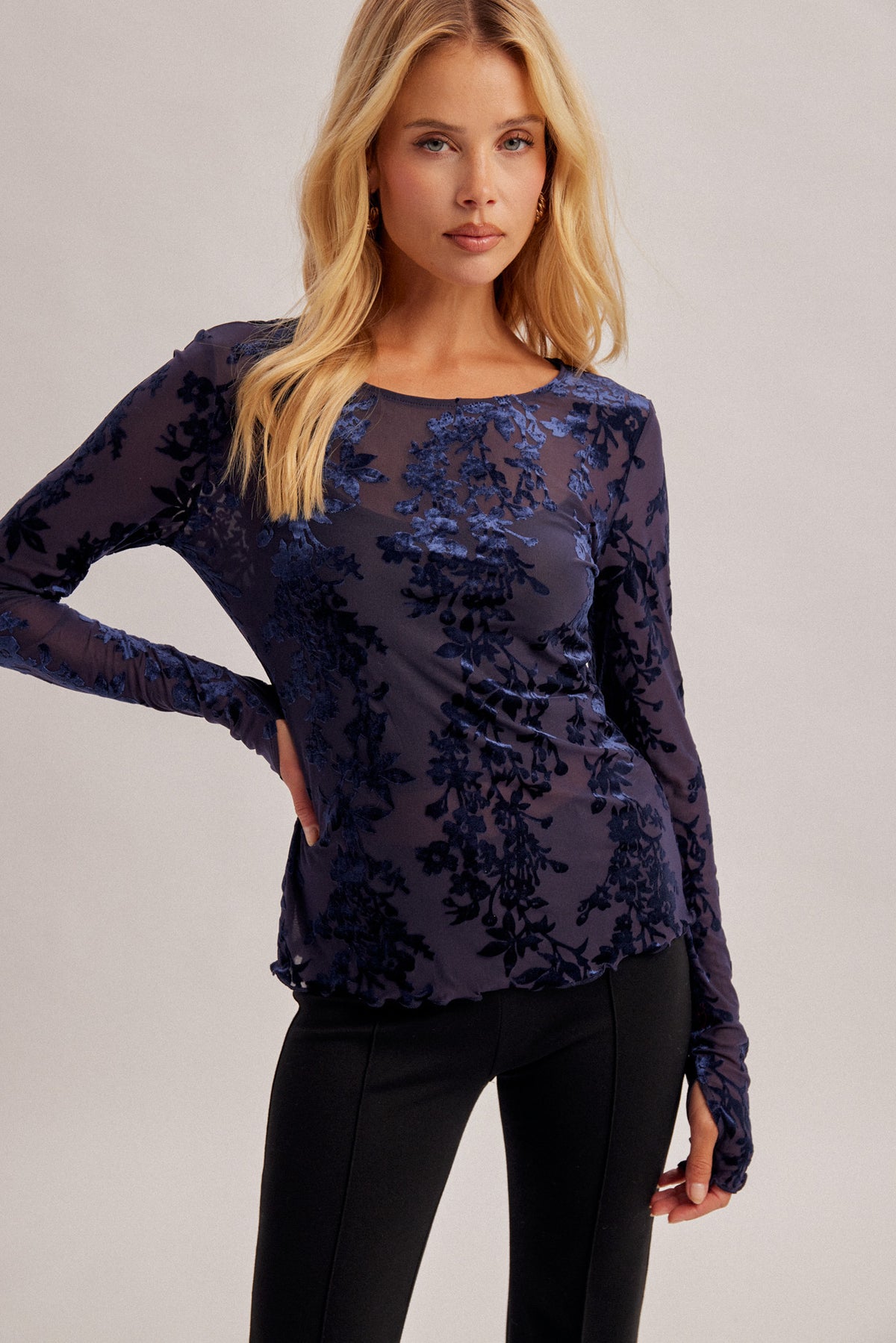 Hem & Thread Womens Midnight Blue 40052 - view 2