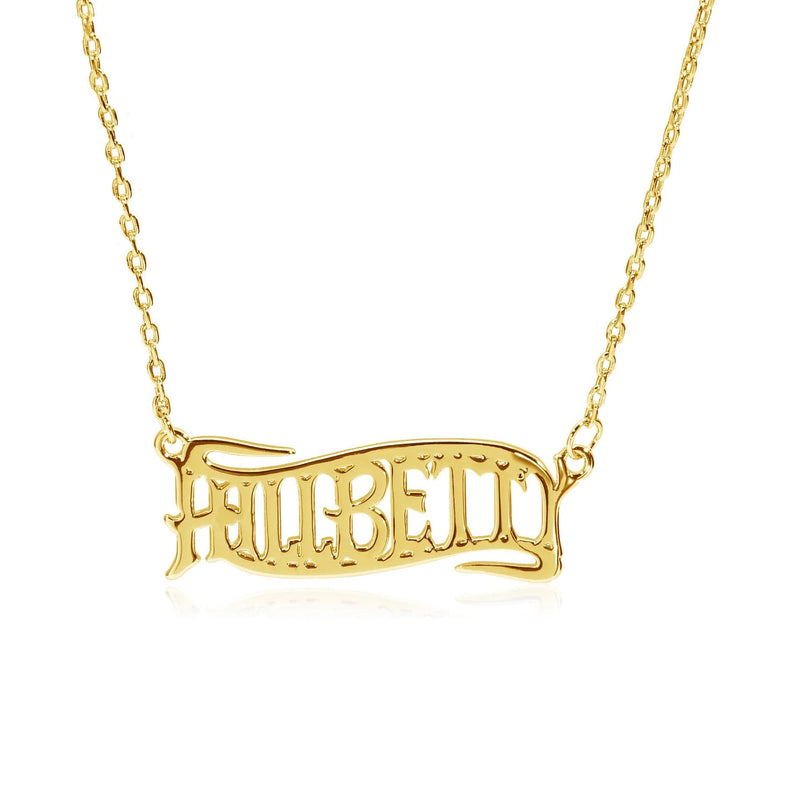 Hillbetty Logo Necklace - Gold