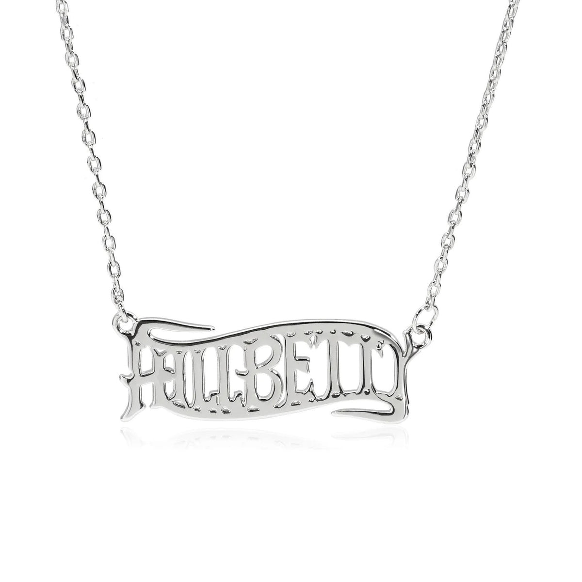 Hillbetty Logo Necklace - Silver