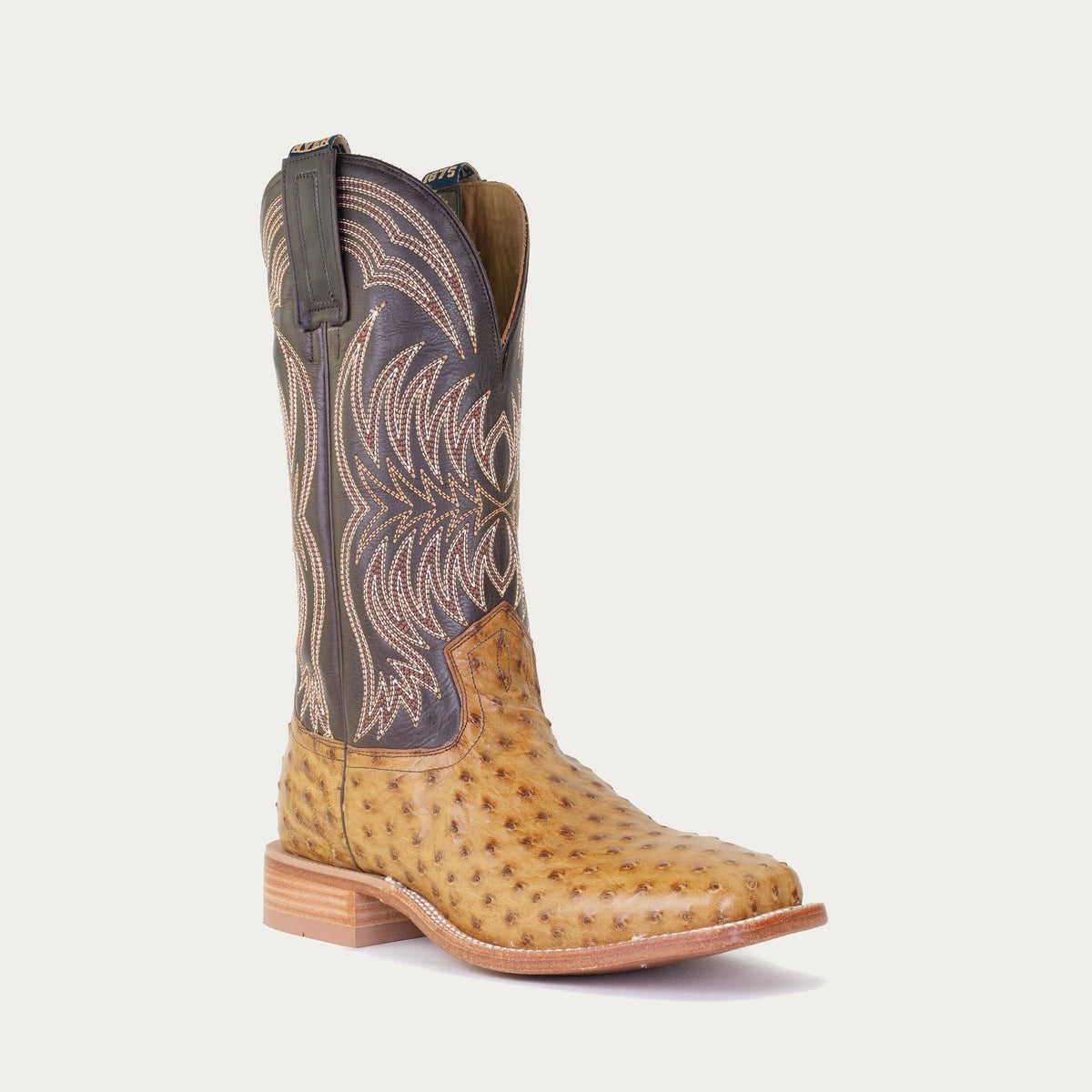 HYER Men's Langdon 13" Western Boot, Tan/Brown – 3-4 front