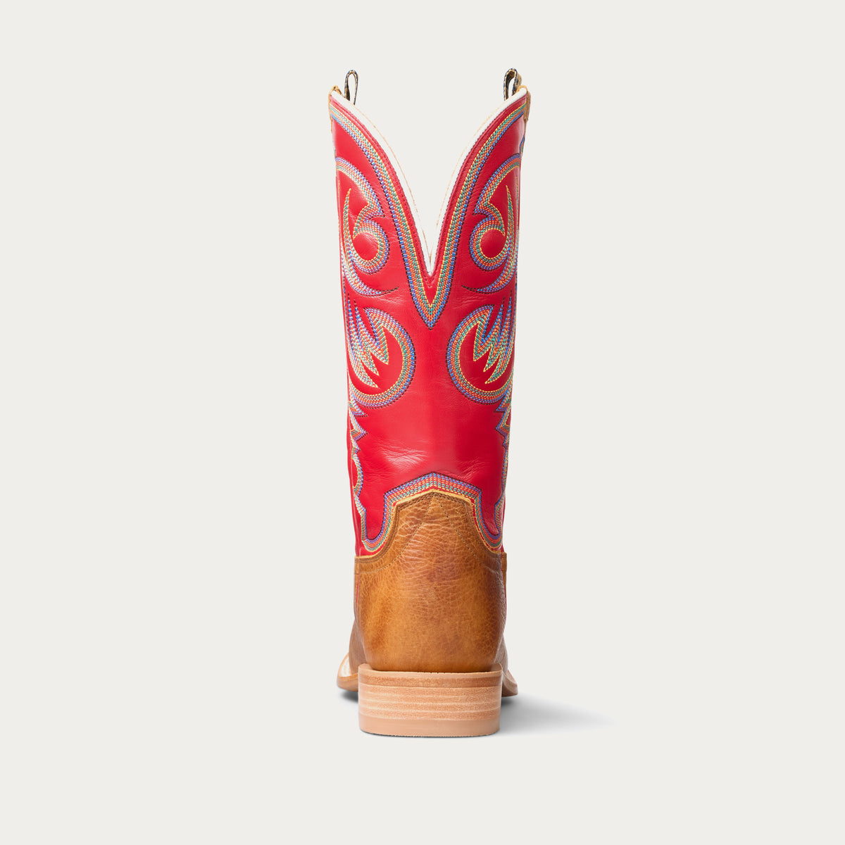 HYER Men's Sawyer 13" Western Boot, Tan/Red – back