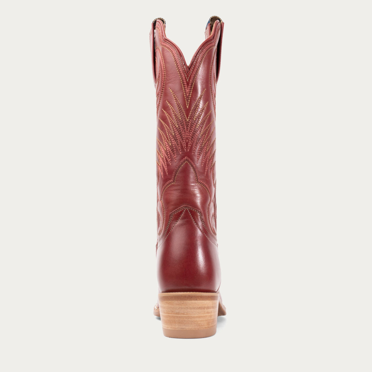 HYER Women's Leawood 13" Western Boot, Red – back