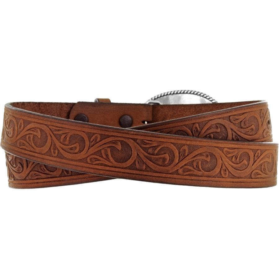 Justin Girls' Trophy Kids' Belt by Leegin, featuring a stylish design with a buckle and adjustable strap for kids.