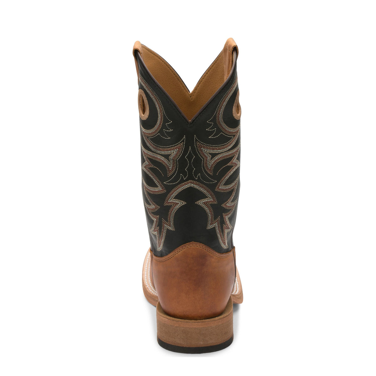 Justin Men's Caddo 11" Western Boot, Copper Brown – heel