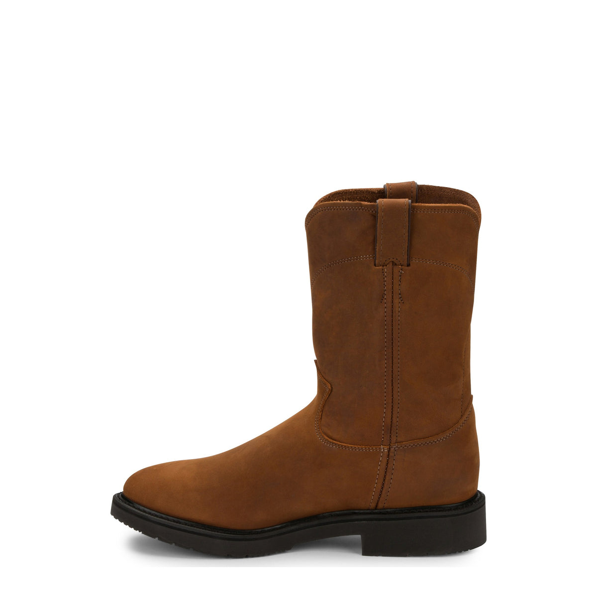 Justin Men's Conductor 10" Work Boot, Hazel Brown – inside