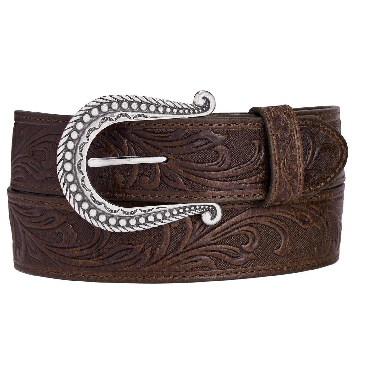 Leegin Justin Paris Vine belt in stylish design, featuring intricate vine pattern, perfect for accessorizing casual or formal outfits.