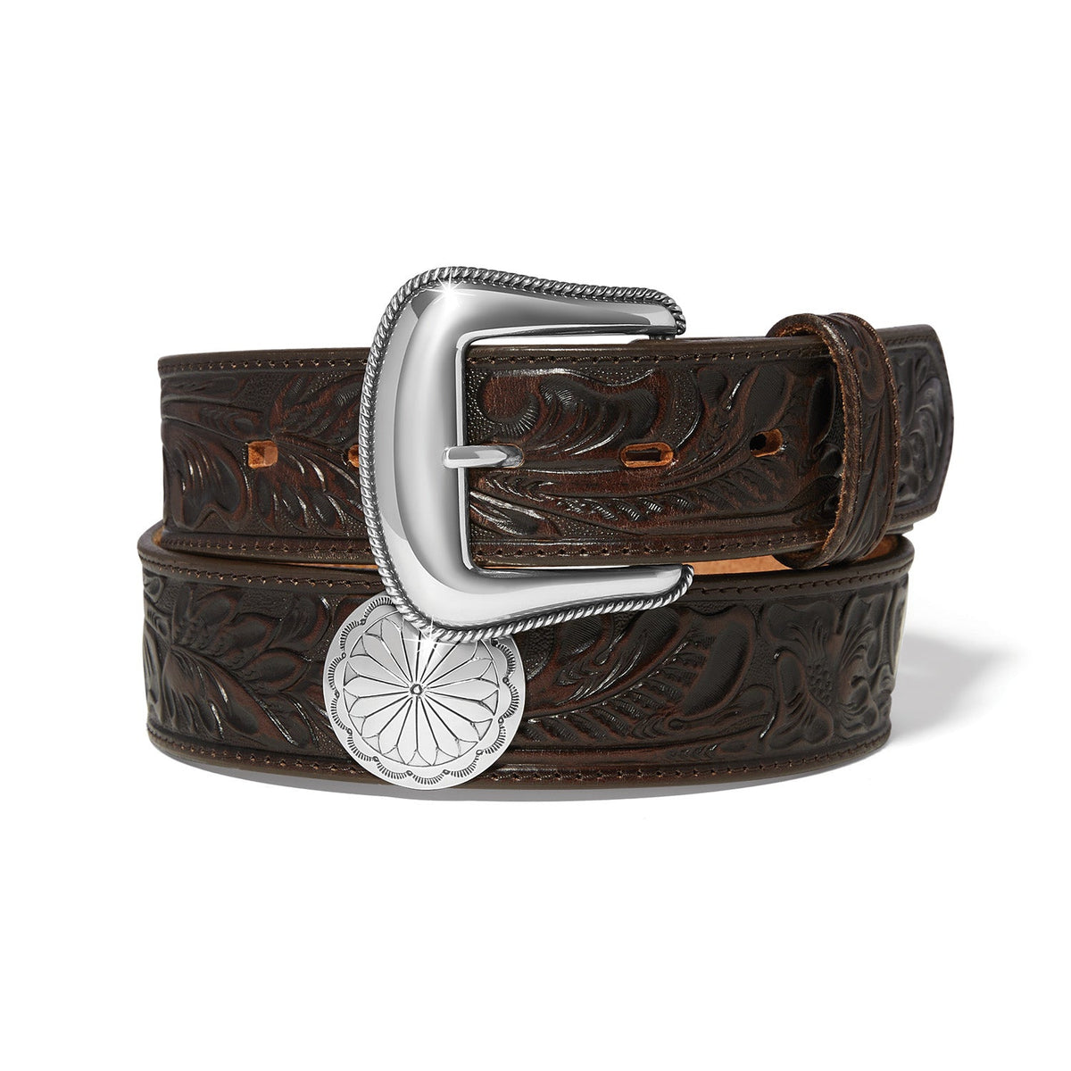 Justin Men's Thunder Belt, Brown – front