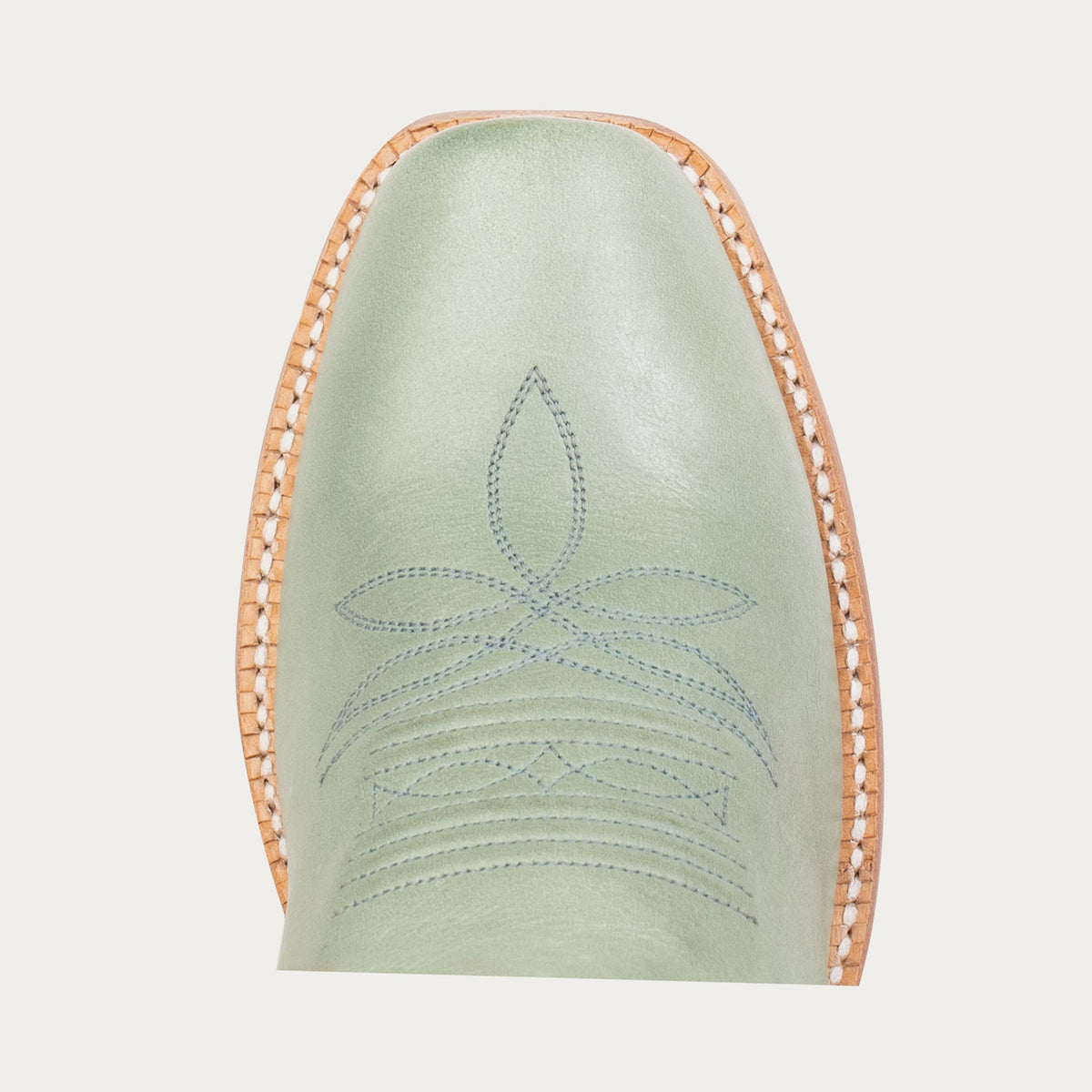 HYER Women's Leawood 13" Boot Robin's Egg Blue | HW42010 - toe detail