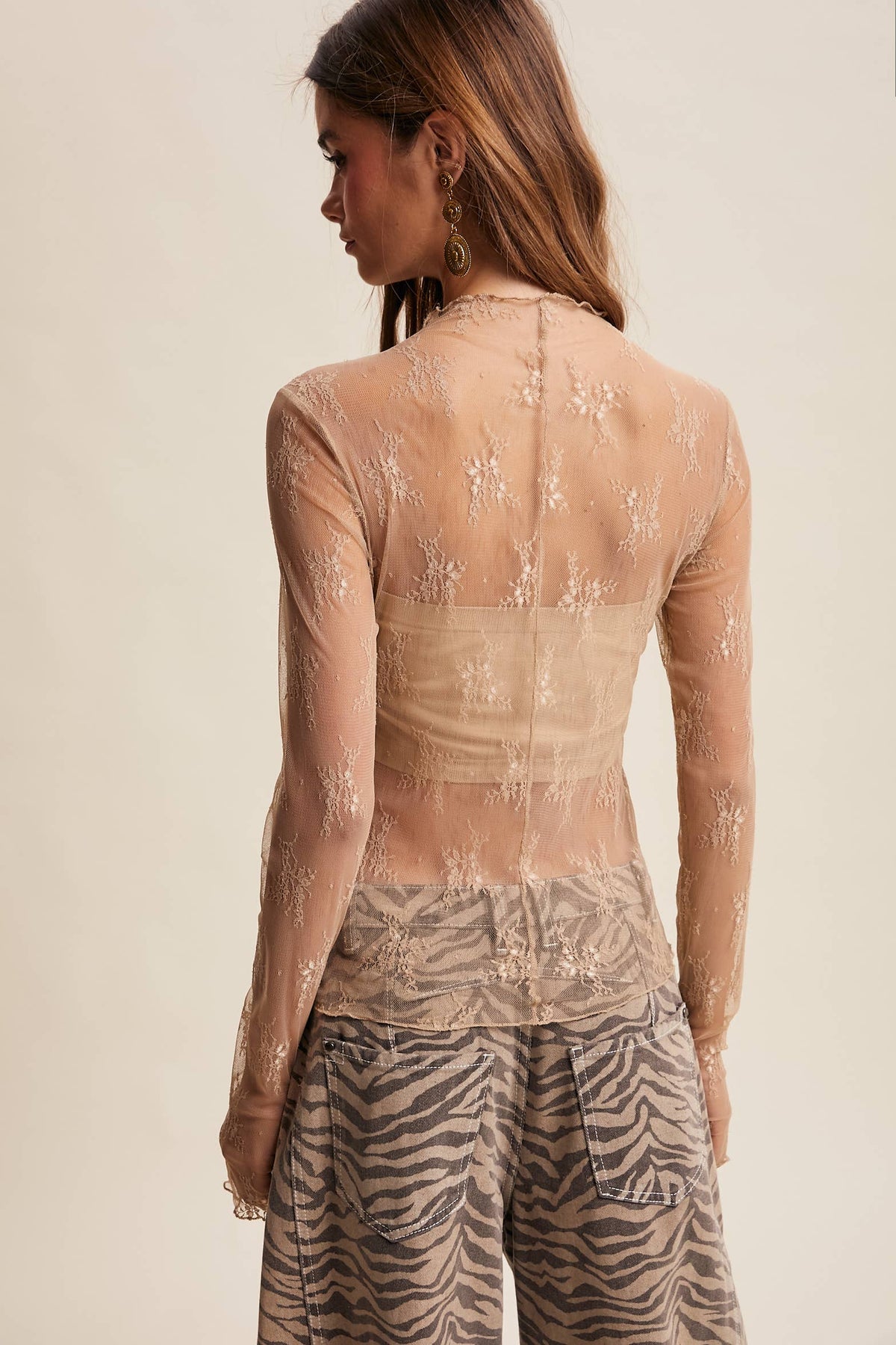 Listicle Womens Beige LT1354 - view 4