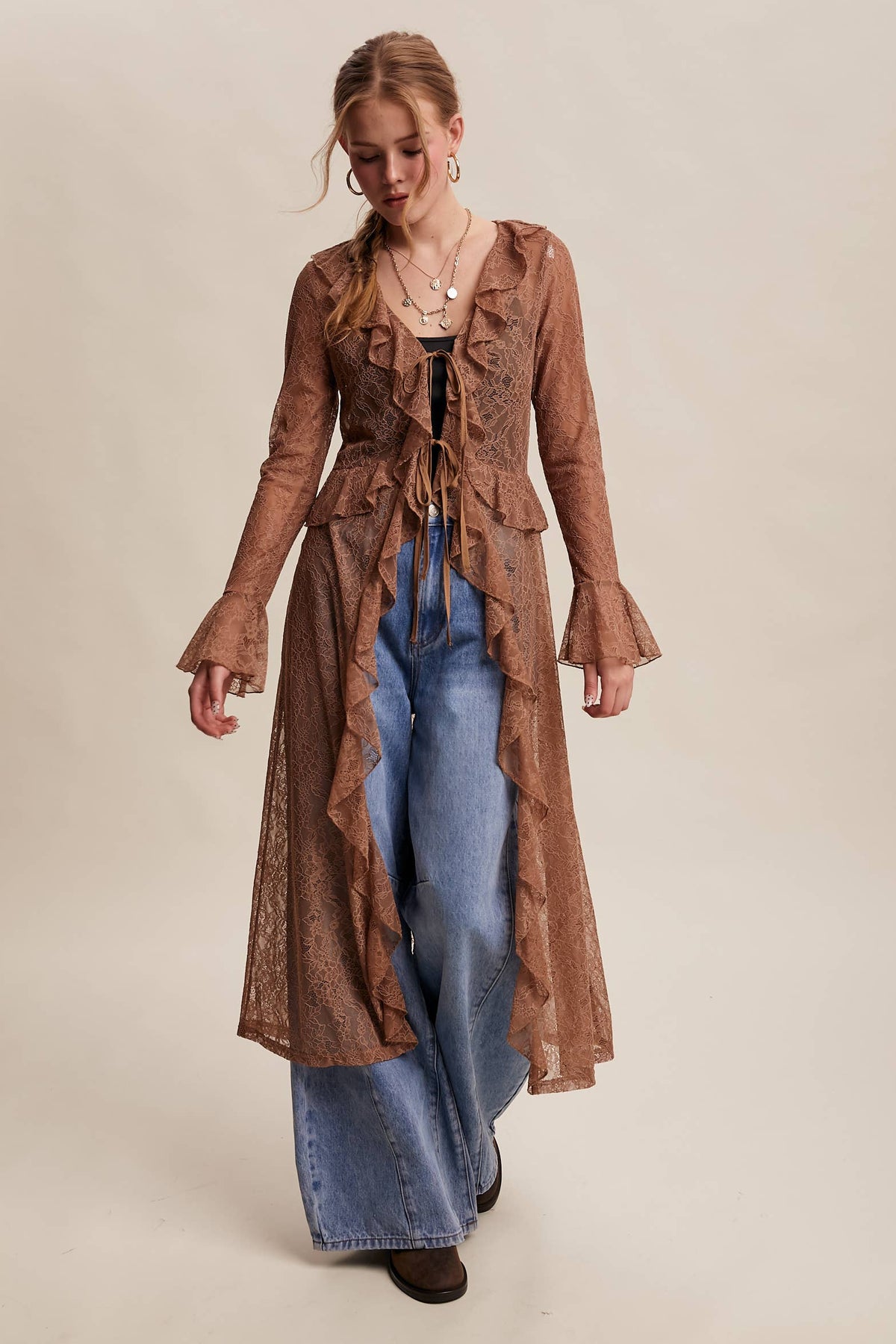 Listicle Womens Mocha LJ0259 - view 2