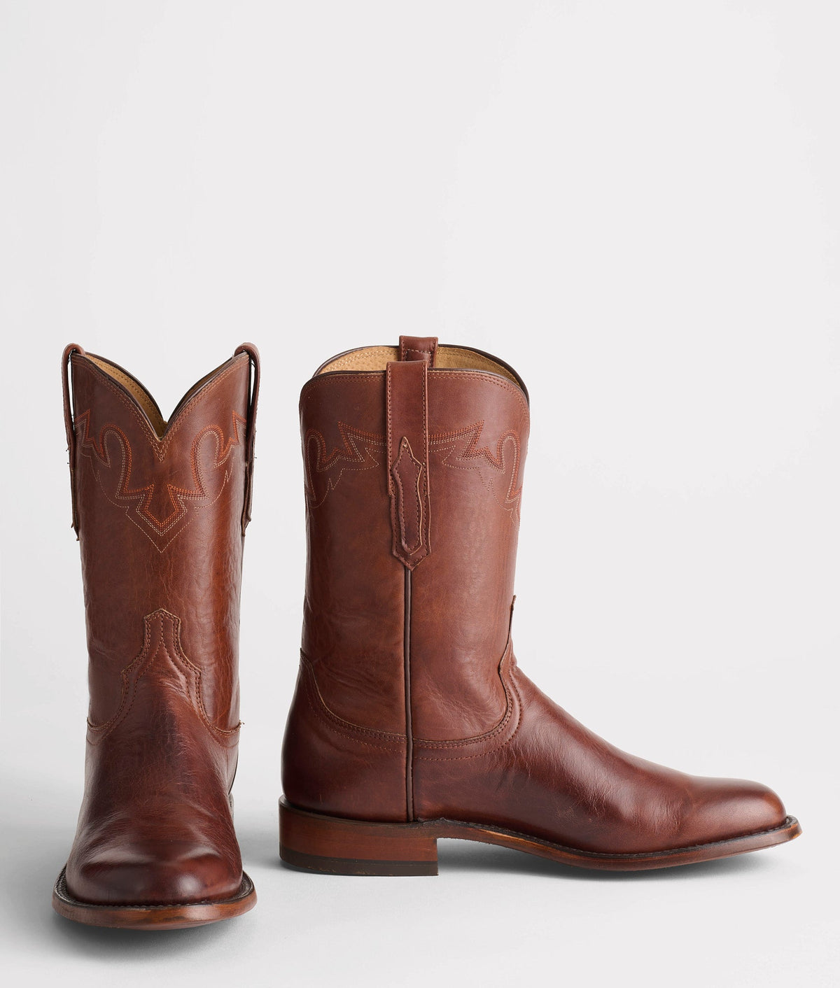 Lucchese Men's Sunset Roper, Tan Ranch Hand – pair