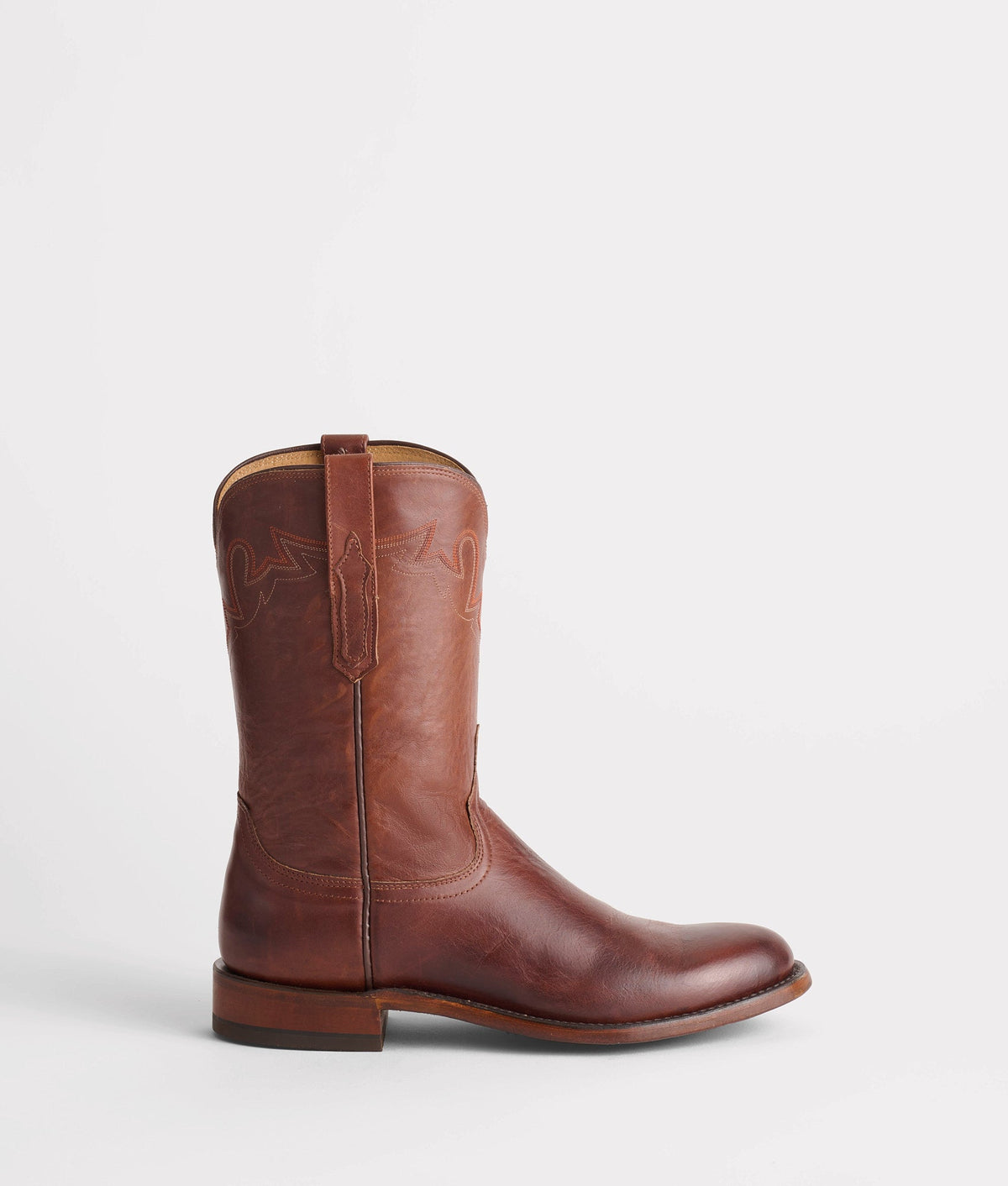 Lucchese Men's Sunset Roper, Tan Ranch Hand – side
