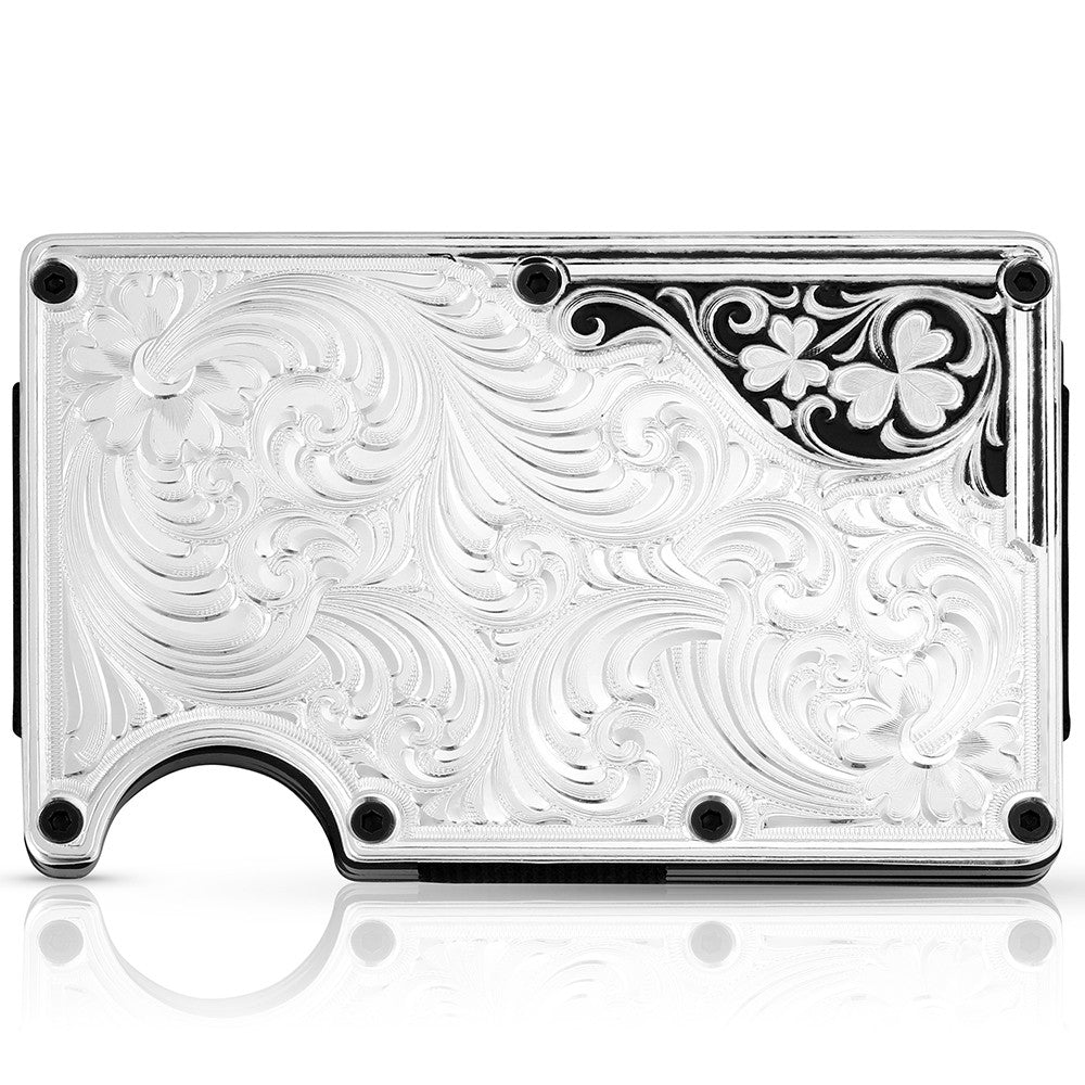 Montana Silversmiths Mens Silver and Black CRCARD6578NF - view 1