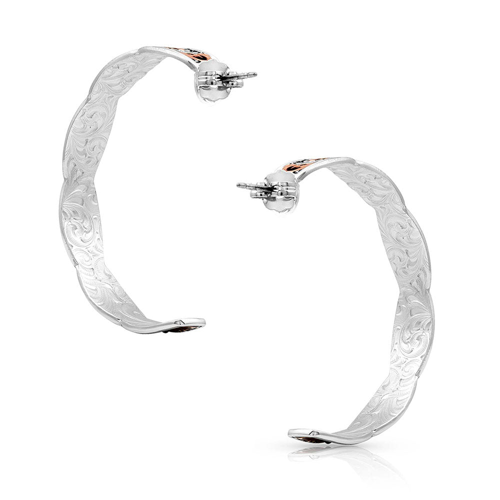 Montana Silversmiths Womens Rose Gold ER4064RG - view 2