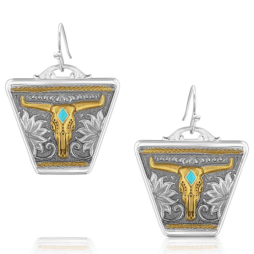 Montana Silversmiths Womens Silver and Gold ER5898RTG - view 1