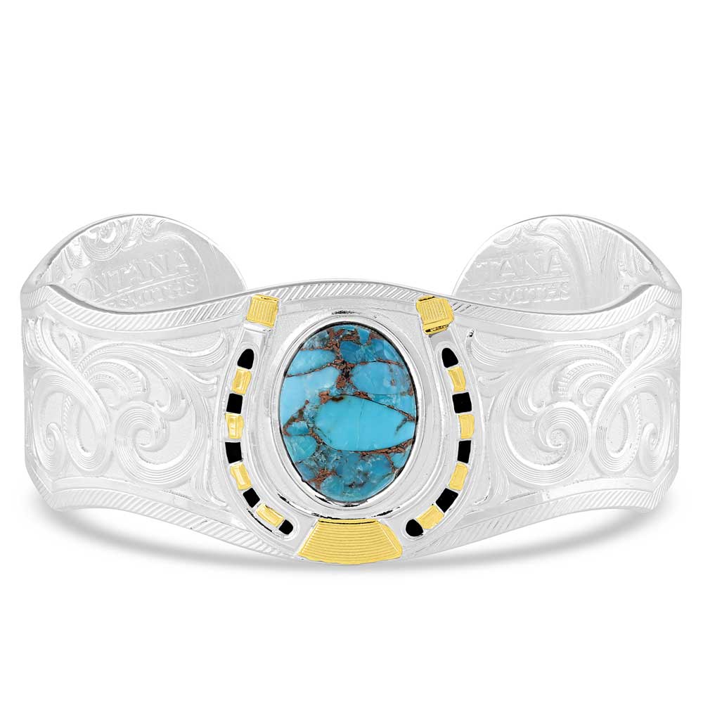 Montana Silversmiths Womens Silver and Turquoise BC5077 - view 1
