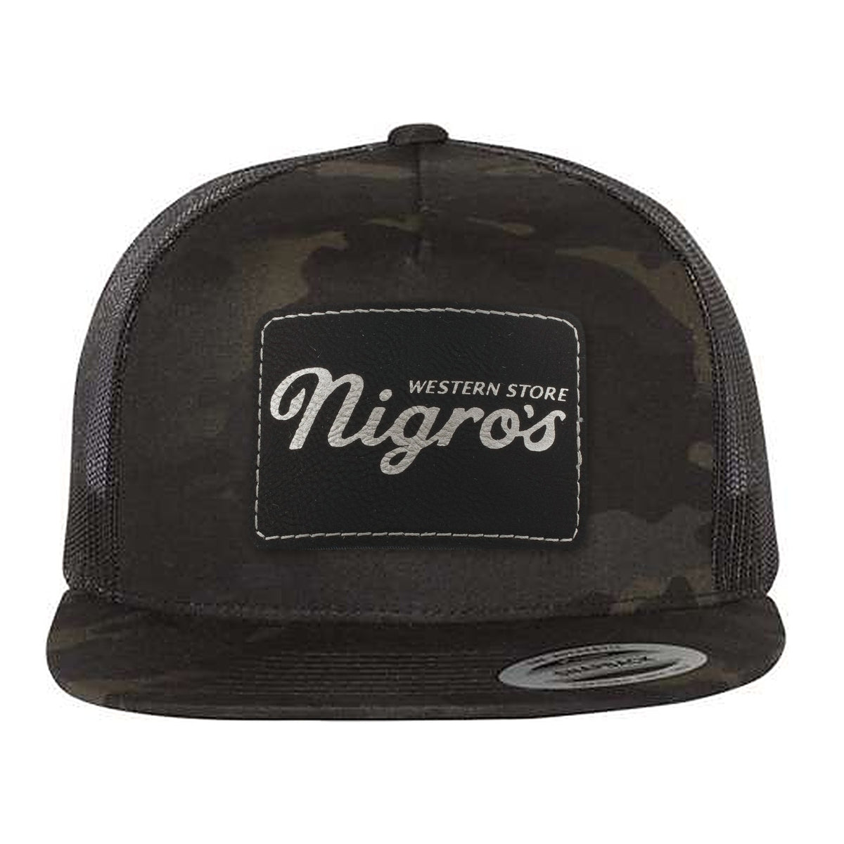 Nigro's Western Store Unisex MultiCam Black/Black Flat Bill NWS-LP - view 1