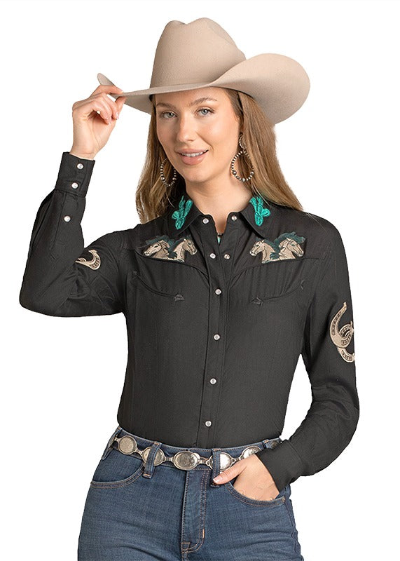 Panhandle Slim Womens Black LWN2S07069 - view 2