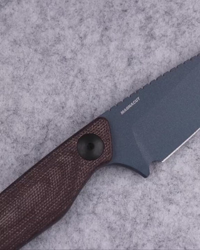 Dacian® | Brown Canvas Micarta | Spear-point