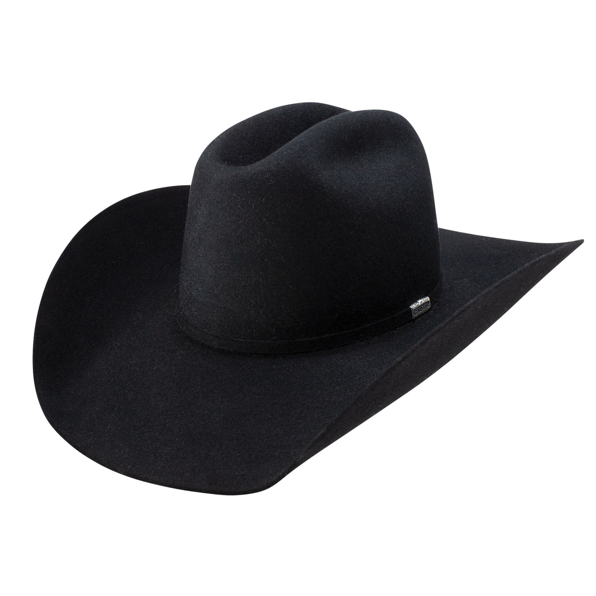 Resistol 6X Ranch Road Cowboy Hat with wide brim and leather band, showcasing classic Western style and high-quality craftsmanship.