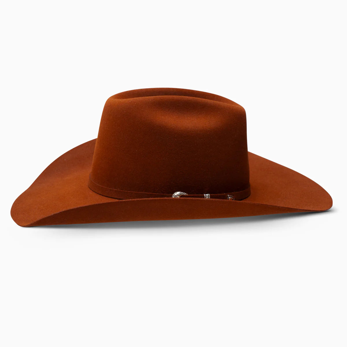 Resistol Men's 6X The SP cowboy hat in rust with a wide brim and classic cowboy style.