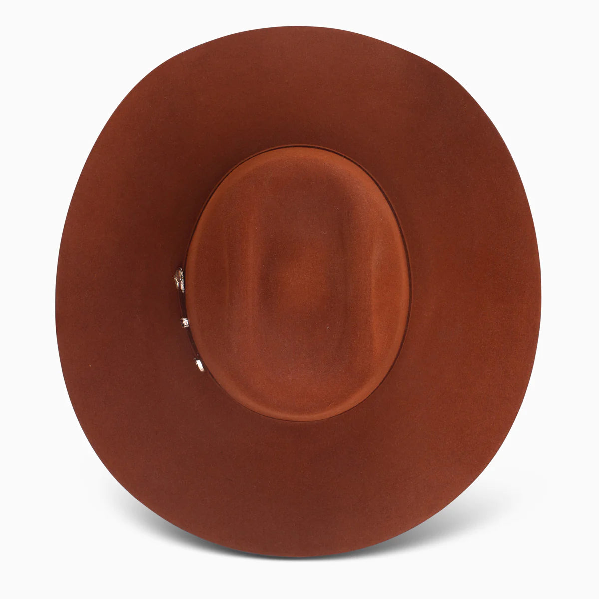 Resistol Men's 6X The SP Cowboy Hat in rust color with a wide brim and traditional Western design.