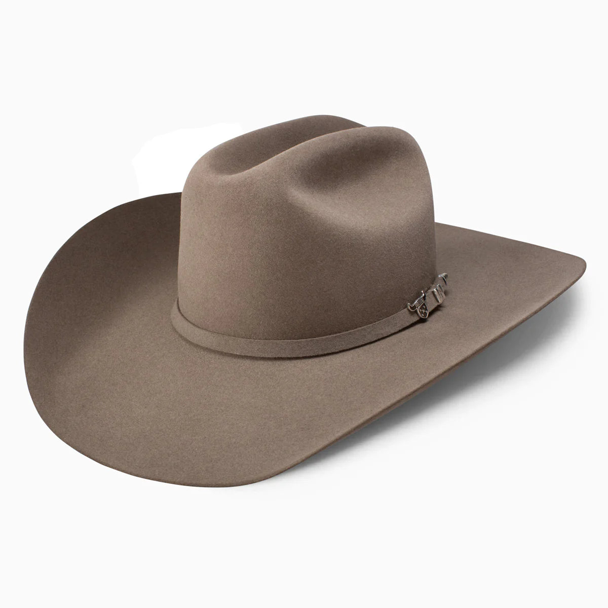 Resistol Men's 6X USTRC cowboy hat in stone color with wide brim and classic western style, crafted for durability and style.
