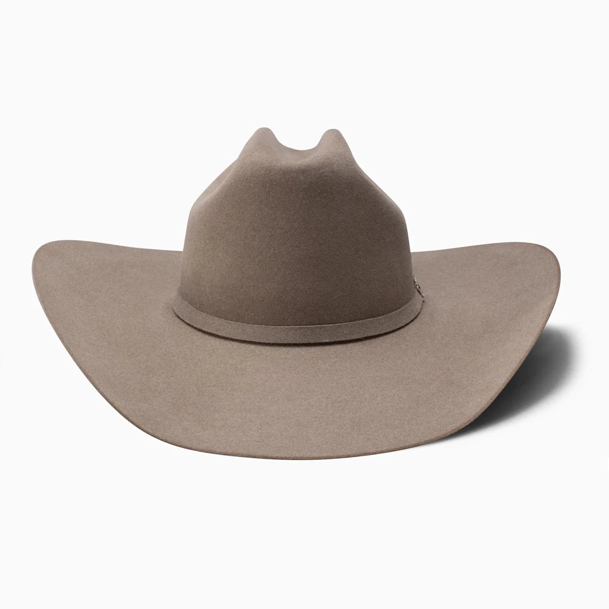 Resistol Men's 6X USTRC cowboy hat in stone color with wide brim and classic cowboy style, made of durable felt material.