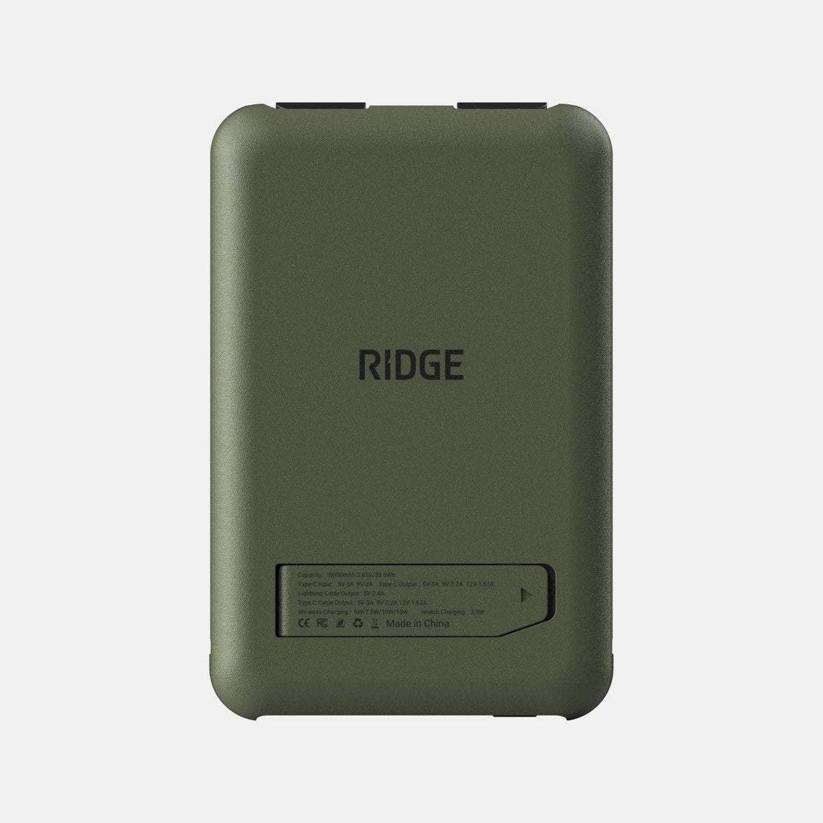 Ridge Wallet Mens Matte Olive A0371 - view 2