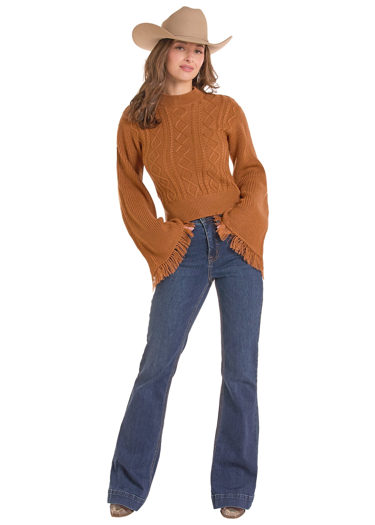 Rock & Roll Denim Womens Rust BW32T09398 - view 2