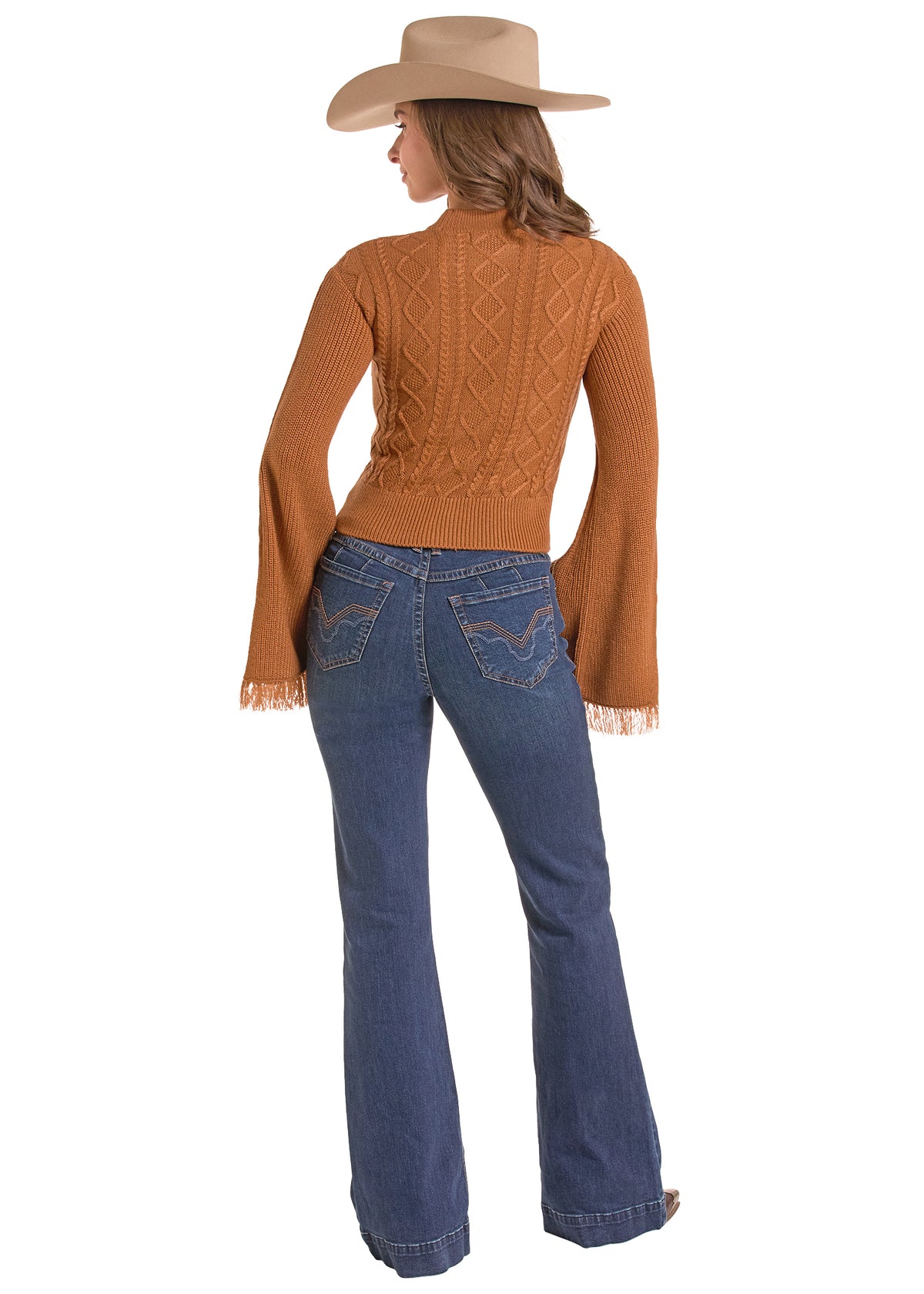 Rock & Roll Denim Womens Rust BW32T09398 - view 3