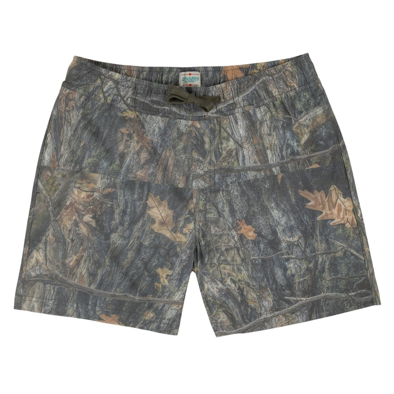 Sendero Provisions Co. Men's Barton Elastic Boardshort, Will Tree Camo – front