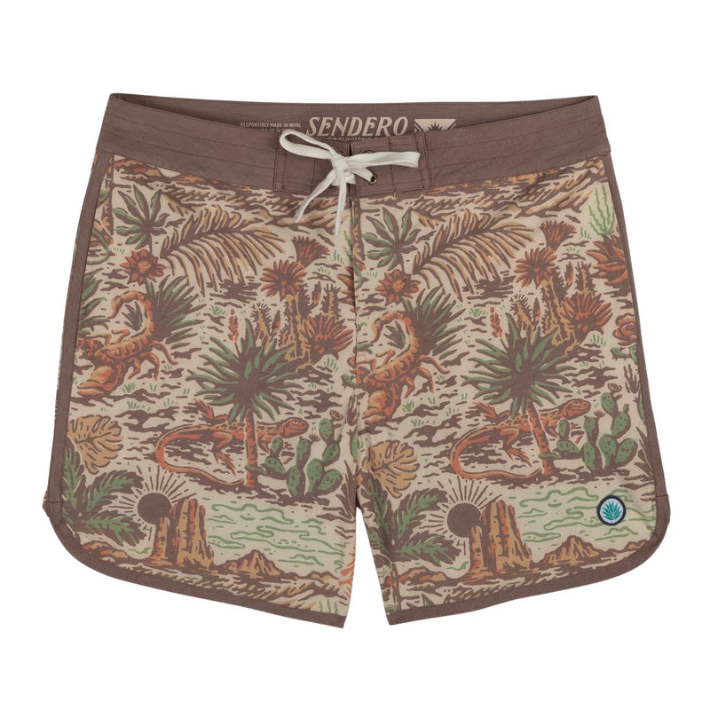 Sendero Provisions Co. Men's Point Bar Boardshort, El Mojave – front