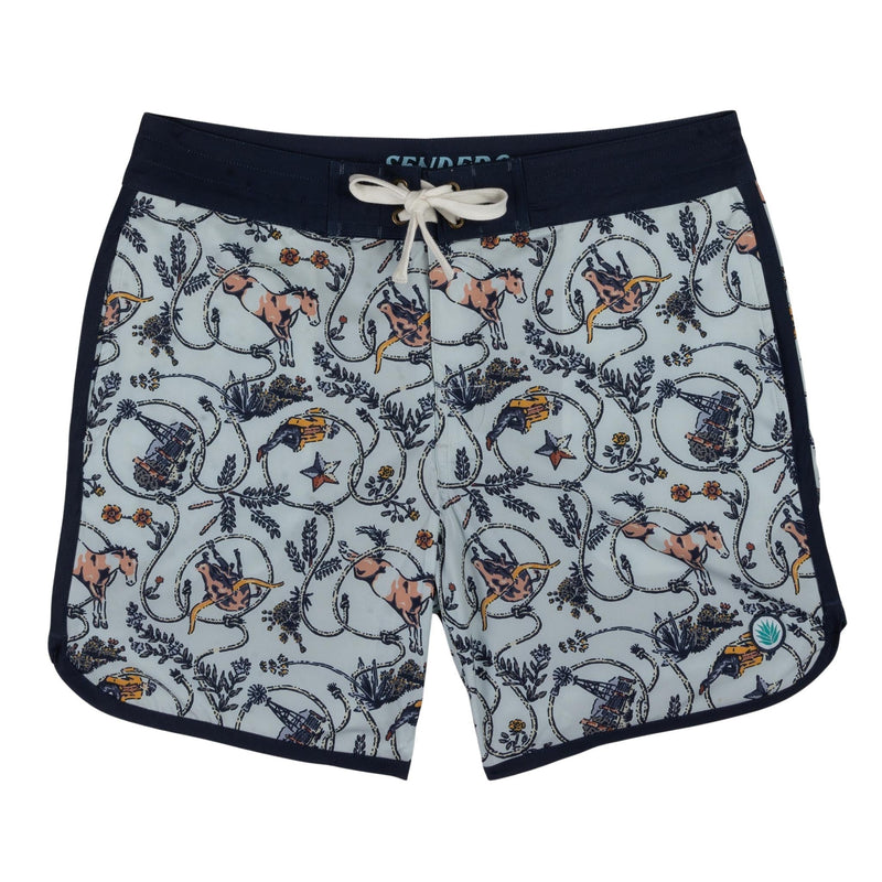Sendero Provisions Co. Men's Point Bar Boardshort, High Lonesome Light Blue – front