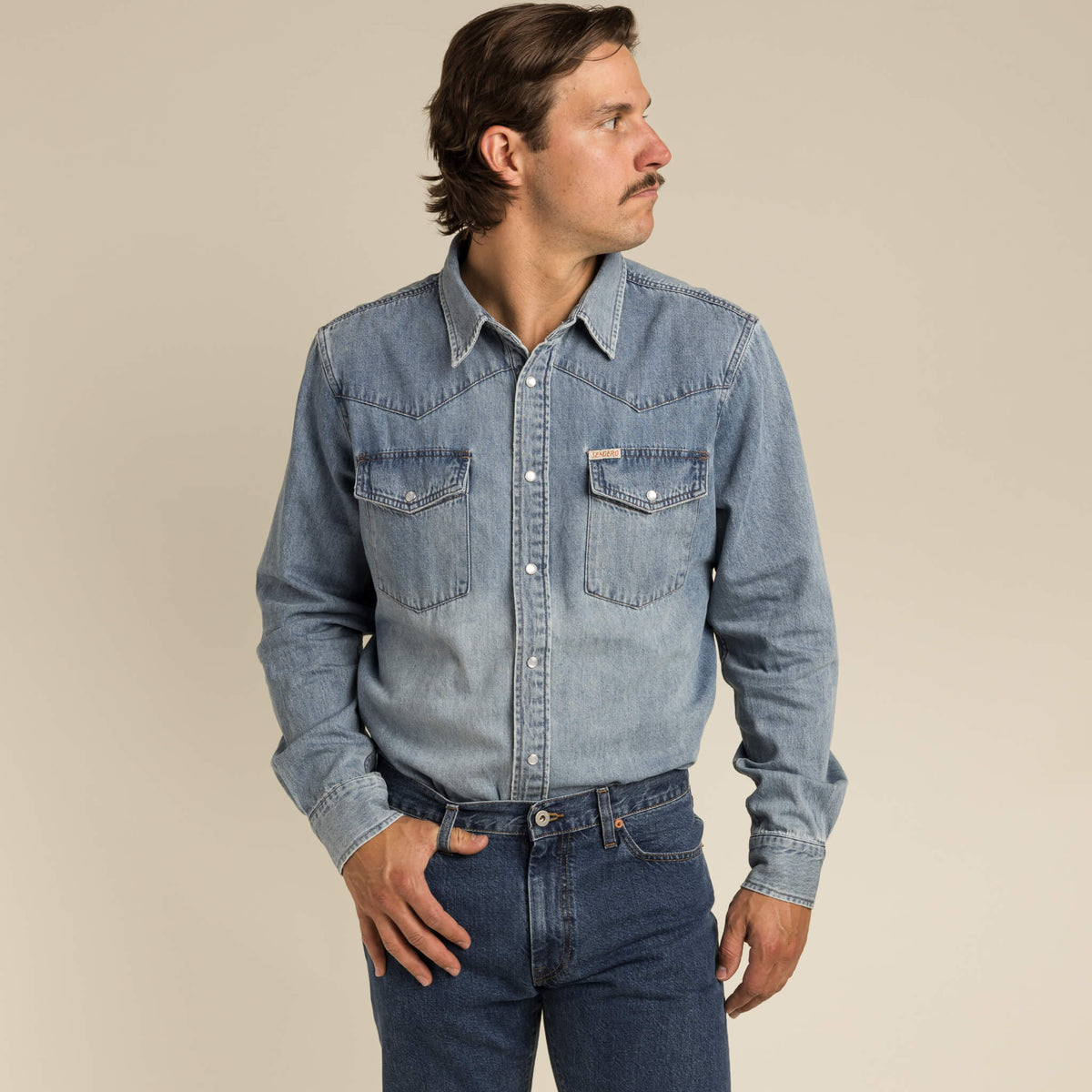 Sendero Provisions Co. Mens Vintage Denim SPCS522F10 - view 1