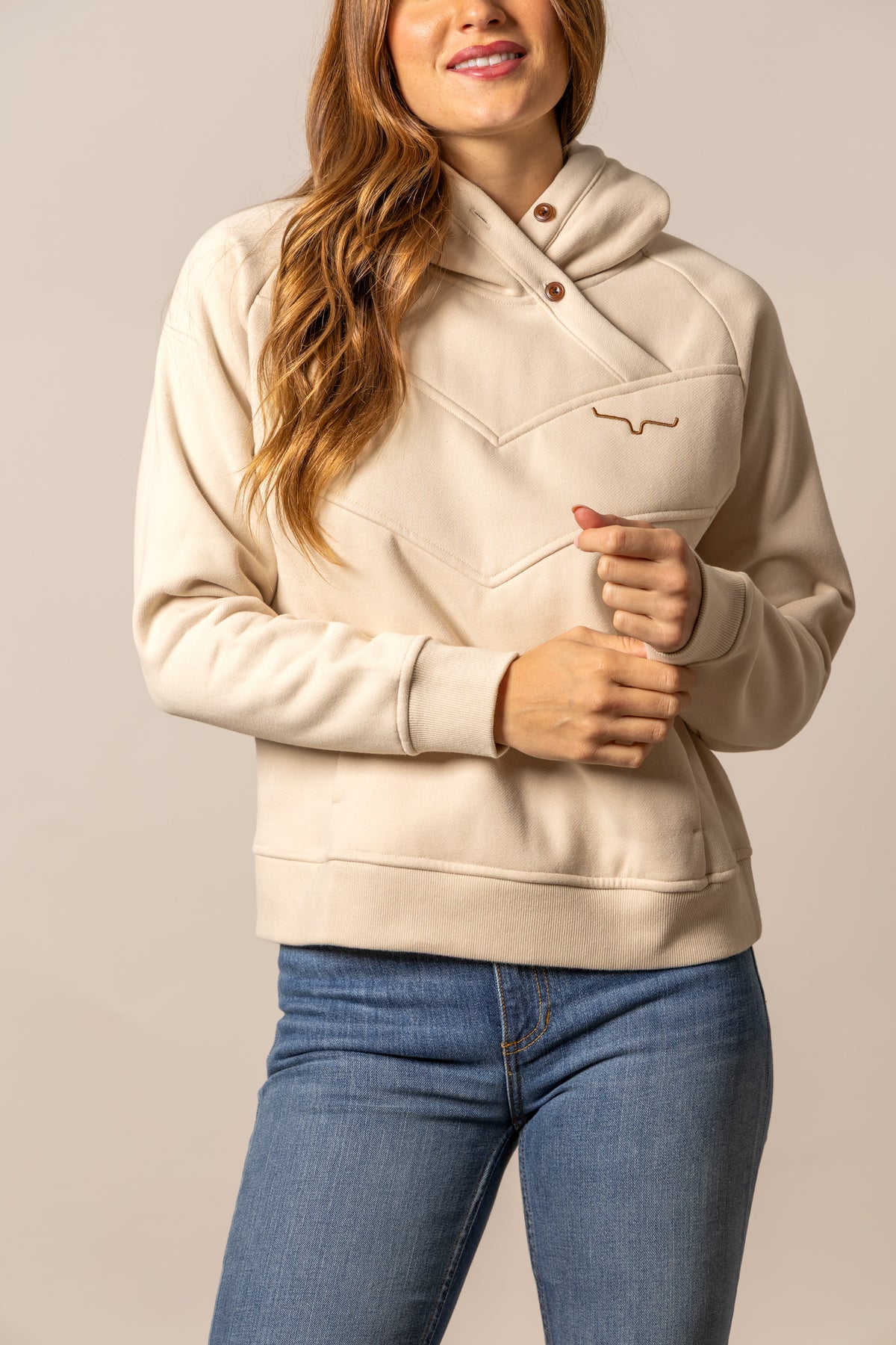 Kimes Ranch Women's Ella Hoodie - Natural