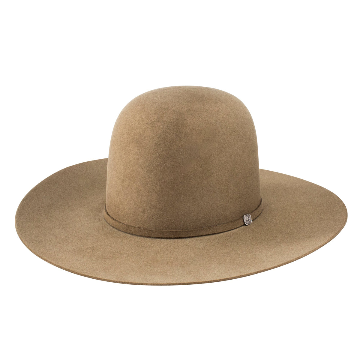 Resistol 10X Chute Boss Open Crown Cowboy Hat in Canyon