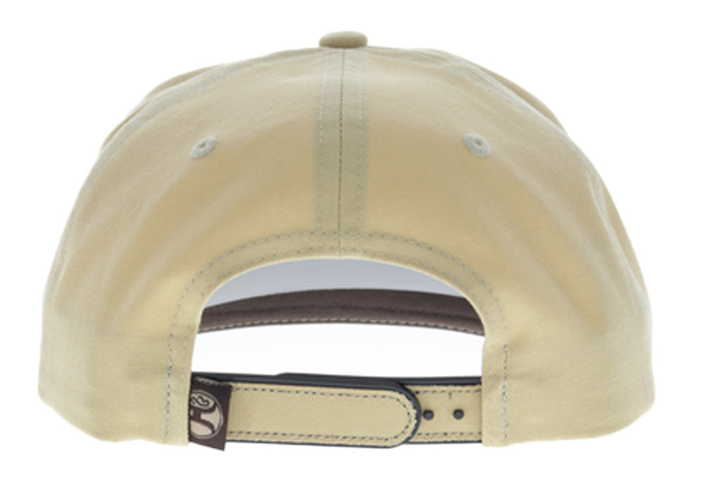 Hooey Big Game Snapback Hat, Tan – back