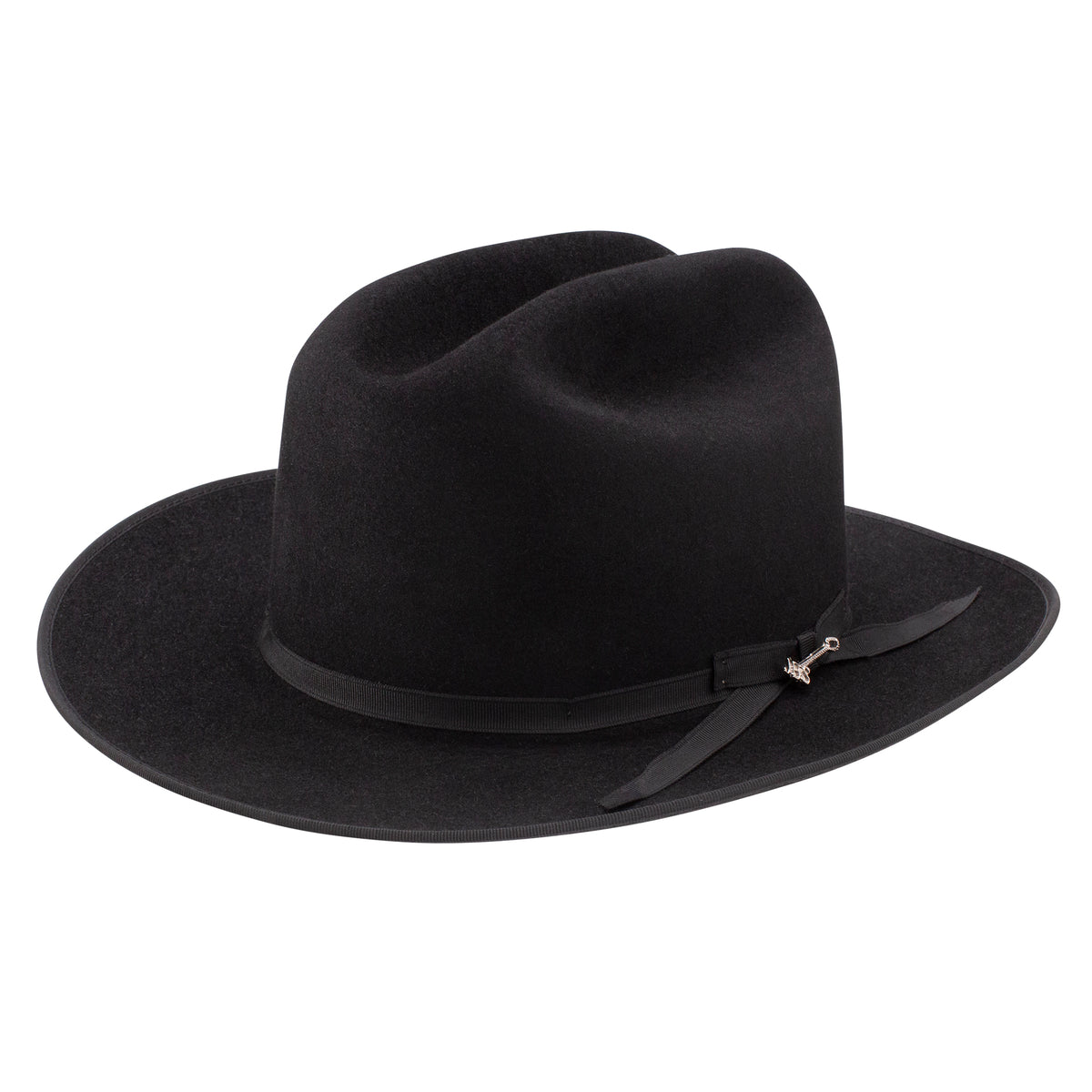 Stetson Men's 6X Open Road Cowboy Hat, Black