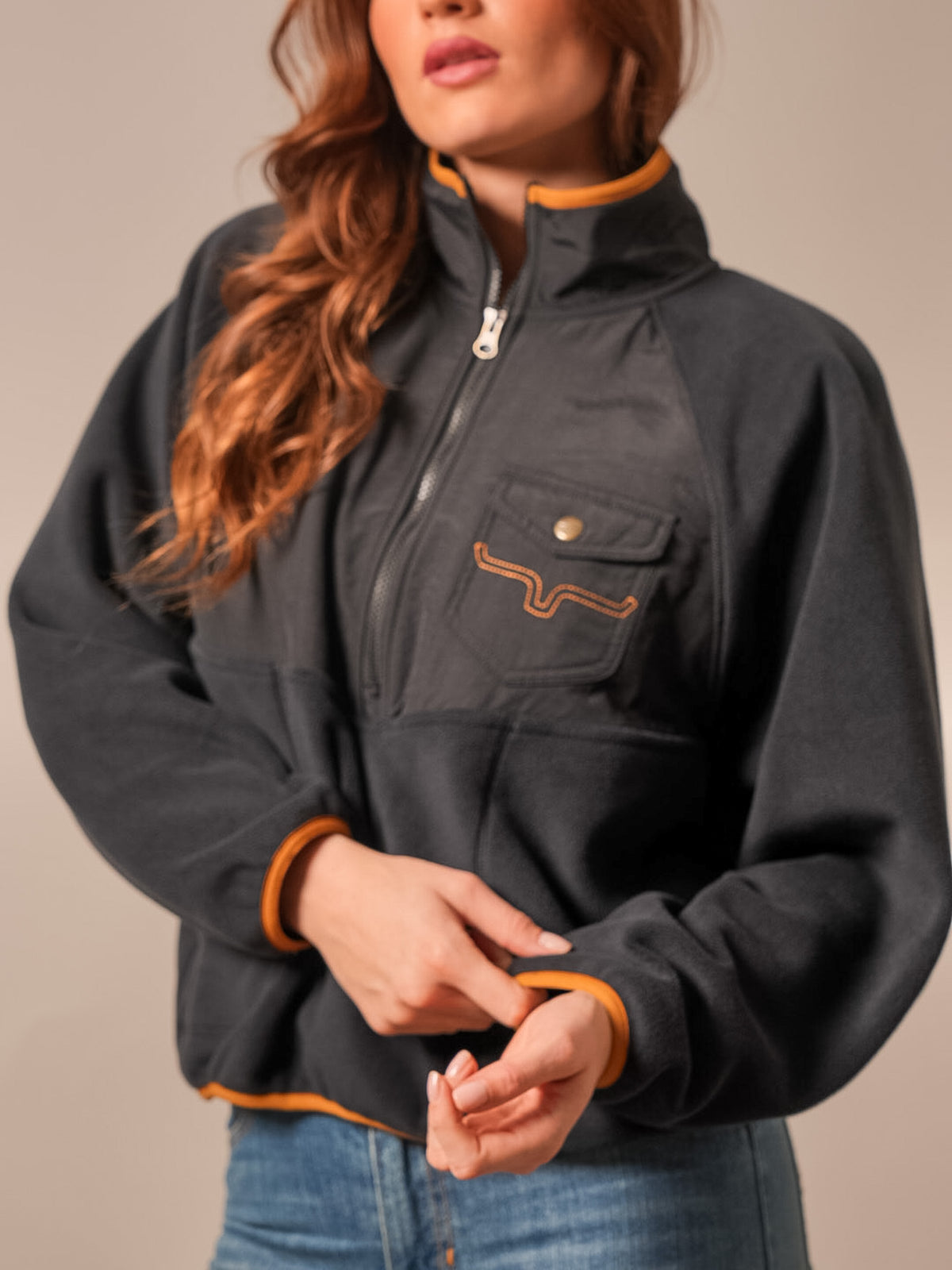 Kimes Ranch Women's Indie Fleece Pullover - Black