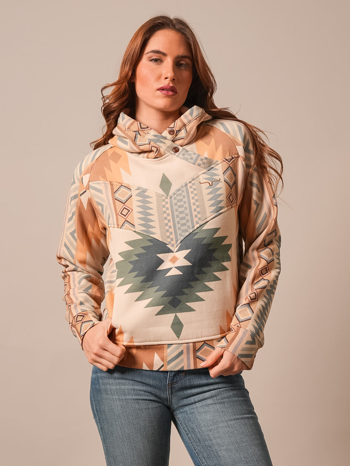 Kimes Ranch Women's Ella Hoodie - Sand