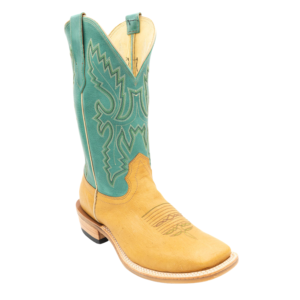 Fenoglio Boot Co. Unisex Smooth Saddle Tan Ostrich 00101985 - view 2