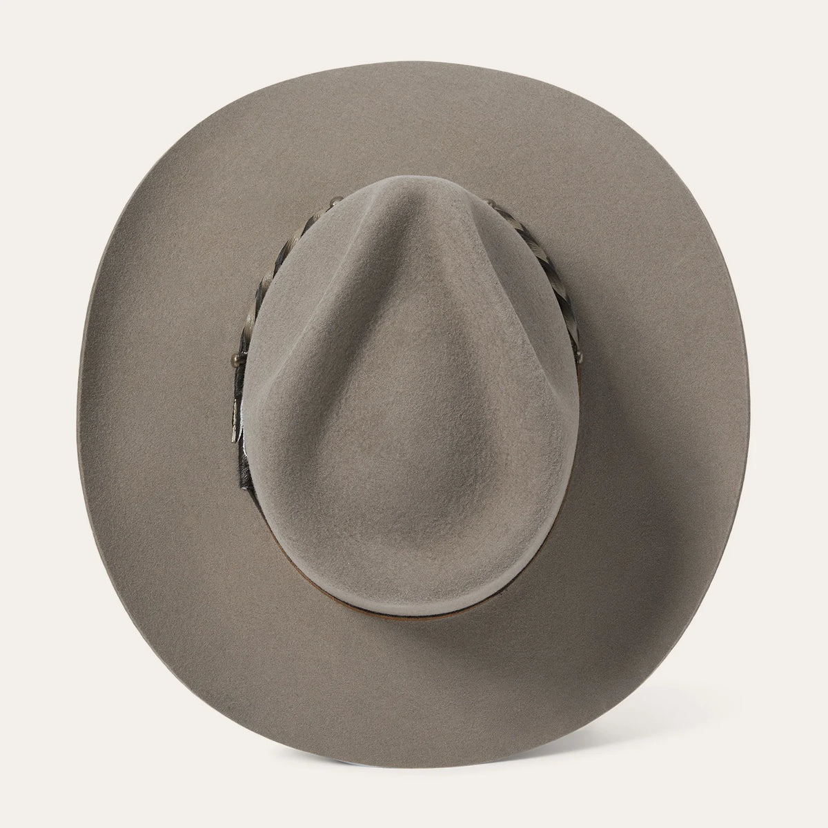 Stetson Men's Drifter 4X cowboy hat in stone color, showcasing the wide brim and classic Western style.